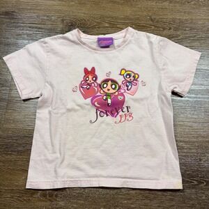 Powerpuff Girls Shirt Kid's‎ Small Forever PPG Pink Cartoon Network Rare